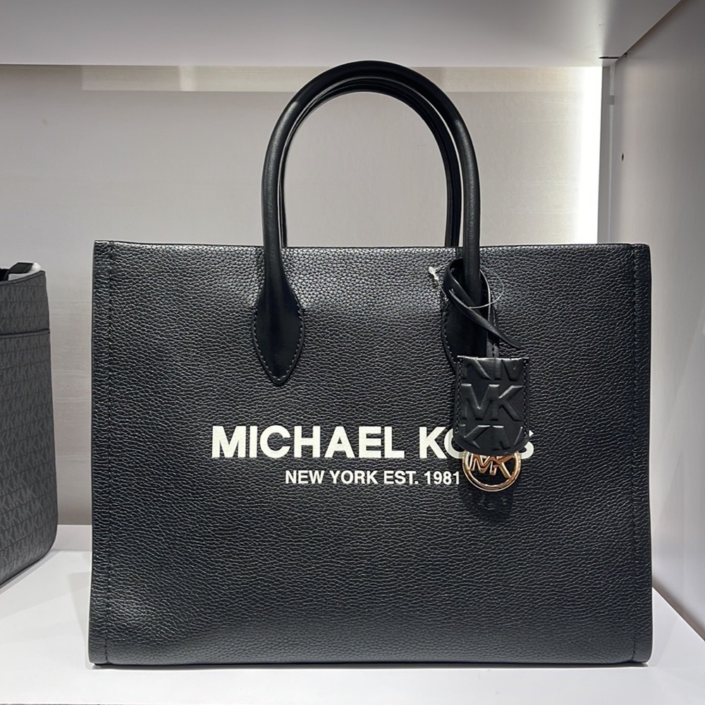Michael Kors Medium Mirella 35S2G7ZT7L Tote Bag In Black - Picture 8 of 16